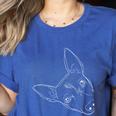Dog American Hairless Terrier Women's Heather T-Shirt Heather True Royal