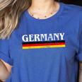 Germany Vintage Women's Heather T-Shirt Heather True Royal