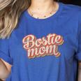 Vintage Boston Terrier Mom Dog Lover Pet Bostie Mama Men Women Girls Kids Women's Heather T-Shirt Heather True Royal