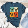 Bostie Dog Lover Boston Terrier With Sunglasses For Men Women Girls Kids Women's Heather T-Shirt Heather Deep Teal