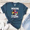 Boston Terrier Bostie Dog Breed Pet Bostie Mom Women's Heather T-Shirt Heather Deep Teal