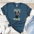Boston Terrier Dad Boston Bull Bostie Dog Women's Heather T-Shirt Heather Deep Teal