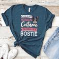 Boston Terrier Dog Bostie Halloween Costume Dog For Kids Women's Heather T-Shirt Heather Deep Teal