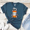 Boston Terrier Happy Pills T-Shirt Women's Heather T-Shirt Heather Deep Teal