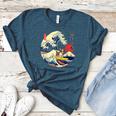 Boston Terrier Japanese Kanagawa Wave Surf Loyal Dog Men Women Kids Women's Heather T-Shirt Heather Deep Teal