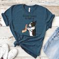 Boston Terrier Mom Dogs Mum Woman Women's Heather T-Shirt Heather Deep Teal