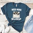 Cute Boston Terrier Need More Sleep Pajamas Nightgown Women's Heather T-Shirt Heather Deep Teal