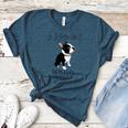 Life Is Better With A Boston Terrier Dog For Lover Women's Heather T-Shirt Heather Deep Teal
