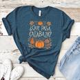Que Pasa Calabaza Shirt Spanish Teacher Women&#x27;s Heather T-Shirt Heather Deep Teal