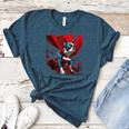 Super Power Superhero Boston Terrier Dog For Men Women Kids Women's Heather T-Shirt Heather Deep Teal