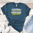 Teacher Educational Superhero School Teachers Women&#x27;s Heather T-Shirt Heather Deep Teal