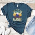 Vintage Take Me To Your Readers English Teacher Alien Space Men Women Women&#x27;s Heather T-Shirt Heather Deep Teal