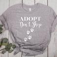 Adopt Animals Don't Shop For Them Women's Heather T-Shirt Athletic Heather