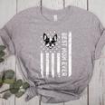 Best Boston Terrier Dog Mom Ever USA Flag For Men Women Kids Women's Heather T-Shirt Athletic Heather