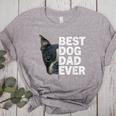 Best Dog Dad Ever Boston Terrier Dog Lover For Dad Men Women Girls Kids Women's Heather T-Shirt Athletic Heather