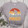 Bigfoot Sasquatch Prost Retro Bavarian Oktoberfest Men Women Women's Heather T-Shirt Athletic Heather