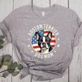 Boston Bull Terrier Women Boston Terrier Dog Mom Women's Heather T-Shirt Athletic Heather