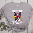 Boston Terrier Bostie Dog Breed Pet Bostie Mom Women's Heather T-Shirt Athletic Heather