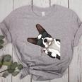 Boston Terrier Bostie Dog Kids Men Women's Heather T-Shirt Athletic Heather