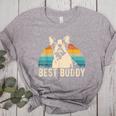 Boston Terrier Boston-Bulldog Women's Heather T-Shirt Athletic Heather