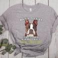 Boston Terrier Brindle Dog Professional Human Trainer Women's Heather T-Shirt Athletic Heather