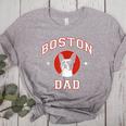 Boston Terrier Dad Dog Father For Men Women Kids Women's Heather T-Shirt Athletic Heather
