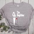 Boston Terrier Dad The DogFather Shirt Boston Terrier Women's Heather T-Shirt Athletic Heather