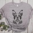 Boston Terrier Dog Bostie Nature Memorial Idea Men Women Women's Heather T-Shirt Athletic Heather
