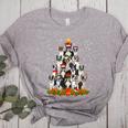Boston Terrier Dog Christmas Tree Santa Hat Xmas Pajama Men Women Kids Women's Heather T-Shirt Athletic Heather