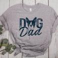 Boston Terrier Dog Dad Women's Heather T-Shirt Athletic Heather