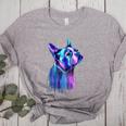 Boston Terrier Dog For a Boston Terrier Mom Women's Heather T-Shirt Athletic Heather