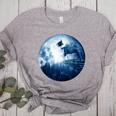Boston Terrier Dog Moon Dog Mom Dad Women Men Dog Lovers Women's Heather T-Shirt Athletic Heather