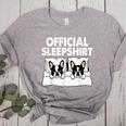 Boston Terrier Dog Official Sleep Pajamas Nightgown Women's Heather T-Shirt Athletic Heather