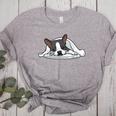 Boston Terrier Dog Official Sleeping Men Women Girls Kids Women's Heather T-Shirt Athletic Heather