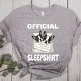 Boston Terrier Dog Official Sleepshirt Pajamas Nightgown For Men Women Girls Kids Women's Heather T-Shirt Athletic Heather