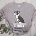 Boston Terrier Dog Owner Grandma Women's Heather T-Shirt Athletic Heather