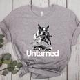 Boston Terrier Dog Untamed For Men Women Women's Heather T-Shirt Athletic Heather