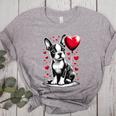 Boston Terrier Dog Valentine's Day Dog Owner Women's Heather T-Shirt Athletic Heather Boston Terrier Dog Valentine's Day Dog Owner Women's Heather T-Shirt Athletic Heather