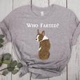 Boston Terrier Who Farted Women's Heather T-Shirt Athletic Heather