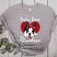 Boston Terrier Grandma Dog Owner Boston Terrier For Men Women Women's Heather T-Shirt Athletic Heather