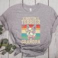 Boston Terrier Grandpa Dog Lover Father's Day Premium Women's Heather T-Shirt Athletic Heather