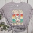 Boston Terrier Grandpa Dog Lover Father's Day Women's Heather T-Shirt Athletic Heather