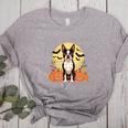 Boston Terrier Halloween Dog Lover Pumpkin Costume Women's Heather T-Shirt Athletic Heather