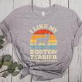 I Like My Boston Terrier And Maybe Like 3 People Dog Lover Women's Heather T-Shirt Athletic Heather