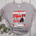 Boston Terrier Mom American Gentleman Dog Mother's Day Women's Heather T-Shirt Athletic Heather