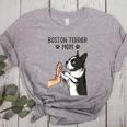 Boston Terrier Mom Dogs Mum Woman Women's Heather T-Shirt Athletic Heather