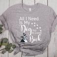 Boston Terrier Reading Books Love My Dog Men Women Kids T-Shirt Women's Heather T-Shirt Athletic Heather