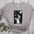 Boston Terrier Tarot Card Star With The Moon Men Women Kids Women's Heather T-Shirt Athletic Heather