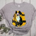 Boston Terrier s Mid-Century Modern Art s Street Grunge Women's Heather T-Shirt Athletic Heather
