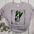 Cool Saint Patrick's Boston Terrier T Shirt For Dogs Lovers Women's Heather T-Shirt Athletic Heather